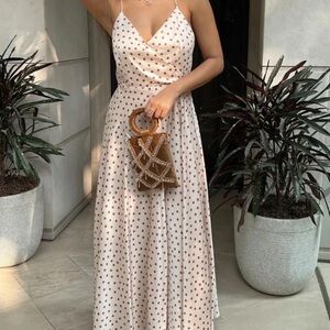 Zara Polka Dot Maxi Dress